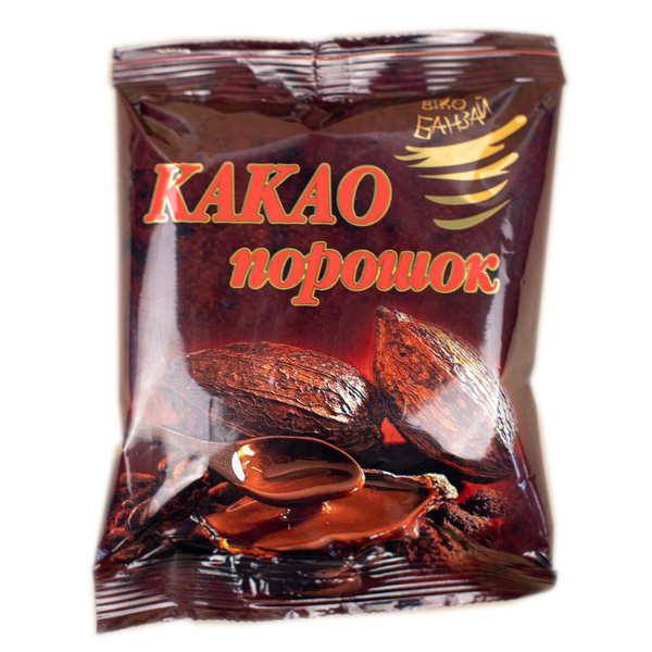 Какао-порошок 1/100г (1 ящик 2,4 кг) (24 пачки)