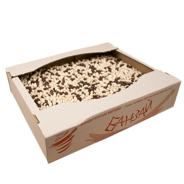 Забава – доміно (повітряний рис в глазурі) (1 ящик 1,5 кг)