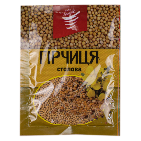 Гірчиця столова 1/20г (1 ящик 0,400 кг) (20 пачок) VB0048 фото